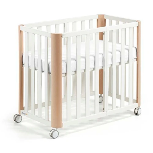 Cotinfant Berço Evolutivo Doco Sleeping Plus Branco/Natural + Colchão LDOCPBLNA