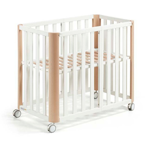 Cotinfant Doco Sleeping PLUS Cot Bed White/Natural 90x50/120x60 LDOCPBLNA/SC