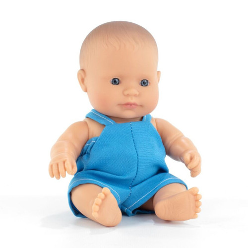 Miniland My Friends & Me Caucasian Baby Boy Doll 21cm 10M+ 33000