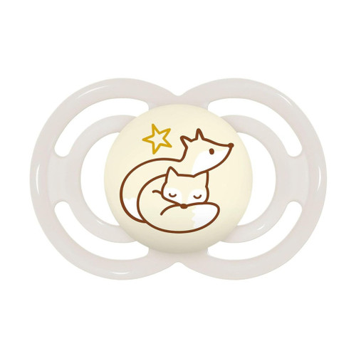 MAM Perfect Night Silicone Dummy White Fox +16M S147