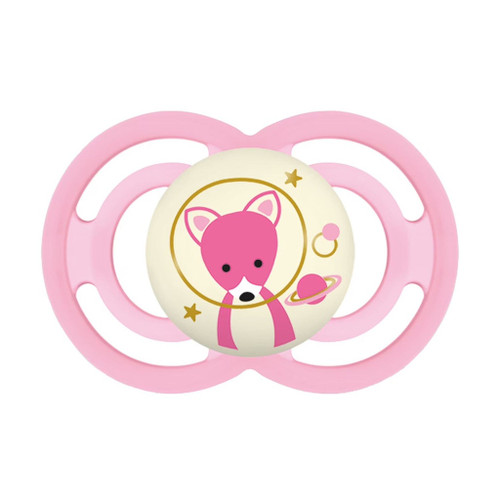 MAM Perfect Night Silicone Dummy Pink Fox +6M S143