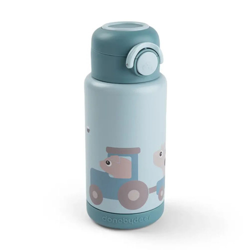 Done by Deer Garrafa Térmica 340ml Tiny Farm Blue 1051722