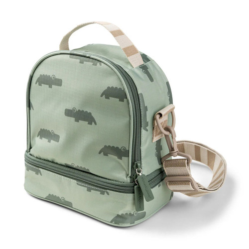 Done by Deer Children's Insulated Lunch Bag Croco Green 7123223