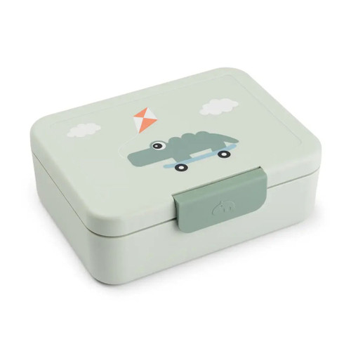 Done by Deer Lunch Box with Divider Playground Green 1256823