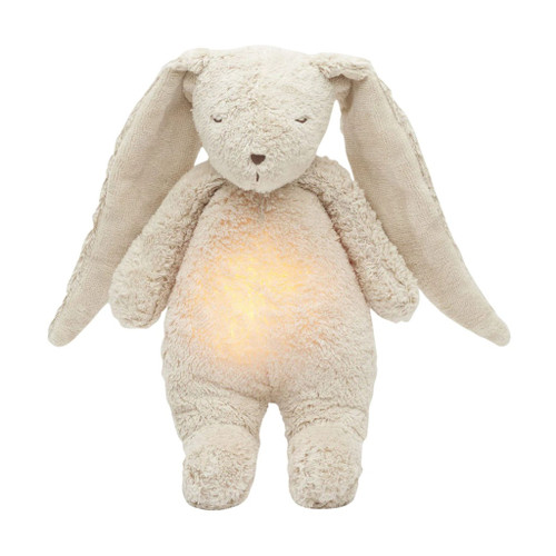 Moonie 2.0 Bunny Soft Toy with Light and Pink Noise Sand +0M