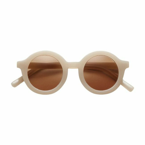 BabyMocs Signature Round Sunglasses Adult Beige
