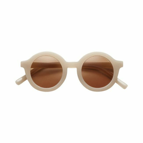 BabyMocs Signature Round Sunglasses Kids Beige