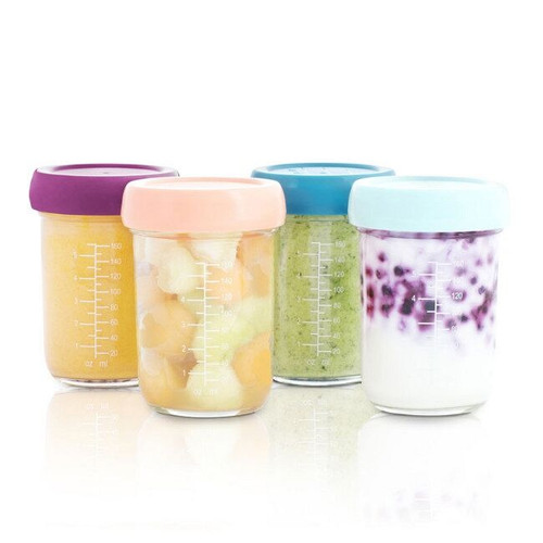 Babymoov Set of 4 Babybols Glass Containers 220ml A004313