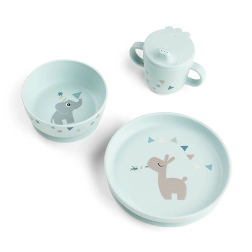 Done by Deer Foodie Mealtime Set Celebration Blue 1593032
