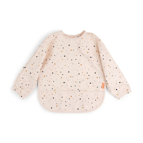 Done by Deer Sleeved Bib with Pocket Happy Dots Powder 1323911