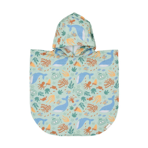 Little Dutch Poncho de Praia - Ocean World Multicolour - CL26039101