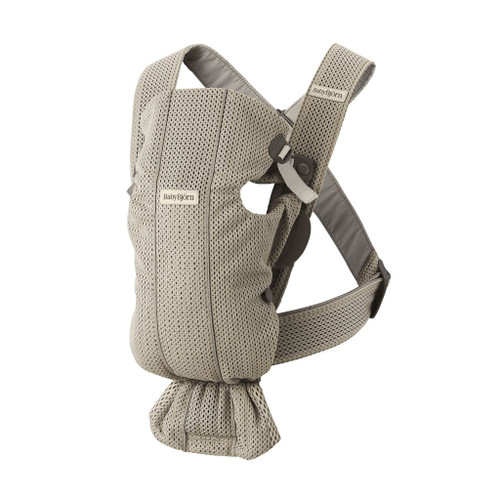 BabyBjörn Mini Baby Carrier 3D Mesh Grey Beige 021002