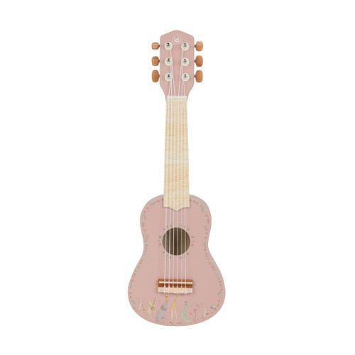 Little Dutch Guitarra de Madeira Safari Friends Pink +3 Anos LD7471