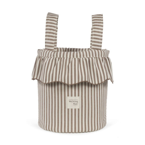 Walking Mum Stroller Organiser Praliné Stripes Moka 1120800806