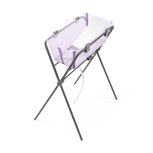 Stokke Banheira Flexi Bath + Flexi Stand + Suporte Recém-Nascido Lavender