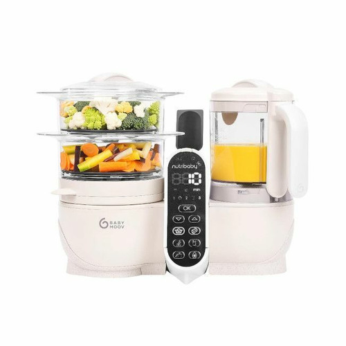 Babymoov Robot de Cozinha Nutribaby+ Mineral Beige A001135 Babymoov Nutribaby+ Baby Food Maker Mineral Beige A001135