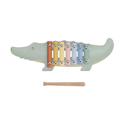 Little Dutch Xilofone Crocodilo Safari Friends +12M LD7475
