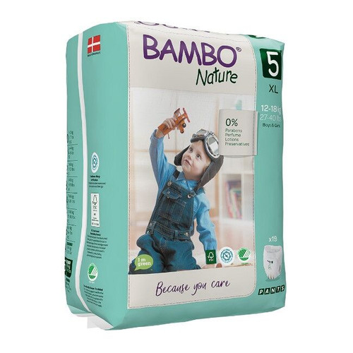 Bambo Nature Training Pants Size 5 XL 12-18Kg 19 pcs