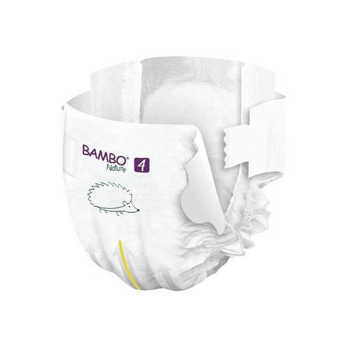 Bambo Nature Nappies Pack Size 4 L 7-14Kg (6x24) 144 pcs