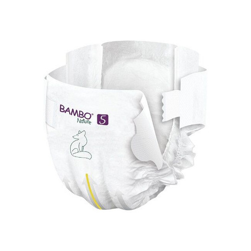 Bambo Nature Nappies Pack Size 5 XL 12-18Kg (6x22) 132 pcs