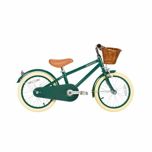 Banwood Bicicleta Clássica Verde Escuro +4 Anos bw-cl2-green Banwood Classic Bike Dark Green +4Y bw-cl2-green