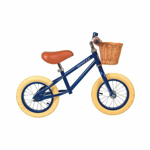 Banwood Bicicleta Equilíbrio First Go Azul Marinho +3 Anos Banwood First Go Balance Bike Navy Blue +3Y