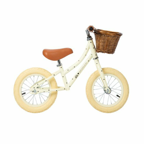 Banwood Bicicleta Equilíbrio First Go Creme Estrelas +3 Anos Banwood First Go Balance Bike Cream Stars +3Y