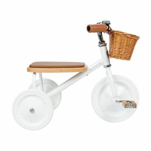 Banwood Triciclo Branco +2 Anos bw-trike-white Banwood Tricycle White +2Y bw-trike-white