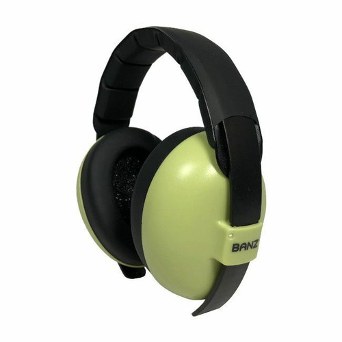 Banz Noise-Cancelling Ear Defenders Leaf Green +3M BANZ1285