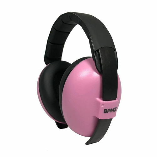 Banz Noise-Cancelling Earmuffs Petal Pink +3M BANZ1256