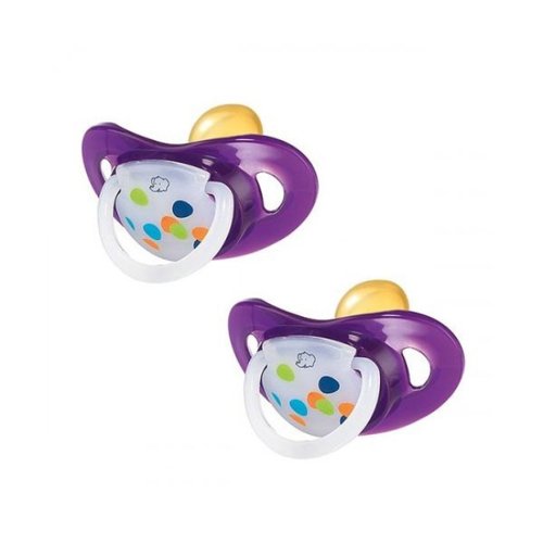 Bébé Confort 2 Dental Safe Latex Soothers Lilac 3m+