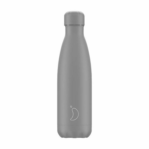 CHILLY'S Mono All Grey Insulated Bottle 500ml B500MOAGR