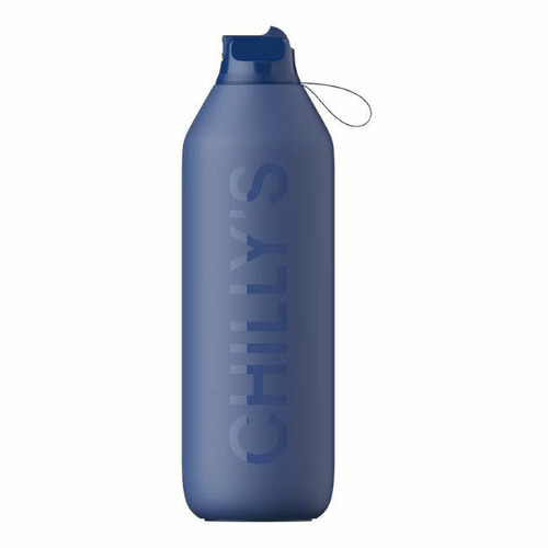CHILLY'S Garrafa Isotérmica S2 Flip Whale Blue 1 Litro B1000S2SPWBLU CHILLY'S S2 Flip Whale Blue Insulated Bottle 1L B1000S2SPWBLU