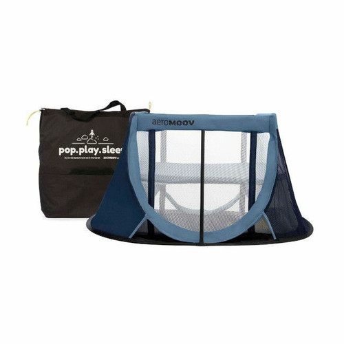AeroMoov Cama de Viagem Instantânea Baleia Azul ASATC11060BW AeroMoov Instant Travel Bed Blue Whale ASATC11060BW