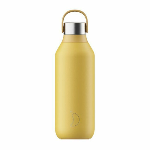 CHILLY'S Garrafa Isotérmica S2 Solids Pollen Yellow 500ml B500S2PYEL CHILLY'S S2 Solids Pollen Yellow Insulated Bottle 500ml B500S2PYEL