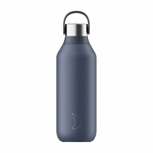 CHILLY'S S2 Solids Whale Blue Insulated Bottle 500ml B2BB500S2WBLU