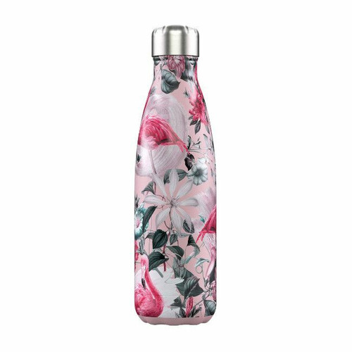 CHILLY'S Tropical Flamingo 3D Insulated Bottle 500ml B500TRFLM_3D