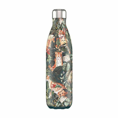 CHILLY'S Tropical Leopards Insulated Bottle 500ml B500TRLPD
