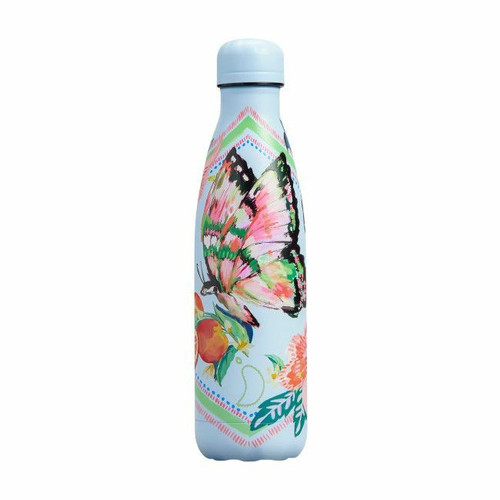 CHILLY'S Tropical Sketchbook Butterfly Insulated Bottle 500ml B500TRSKBU