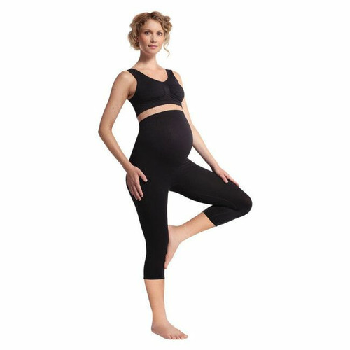 Carriwell 3/4 Maternity Support Leggings Black S 4950