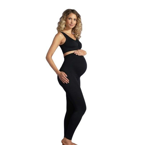 Carriwell Leggings de Suporte para Gravidez Preto S 4900
