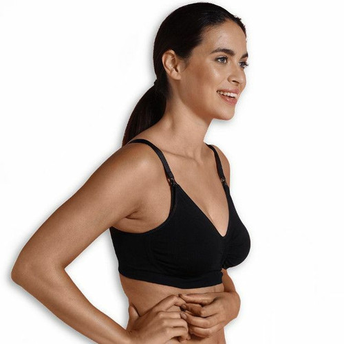 Carriwell Padded Nursing Bra Black L 3322