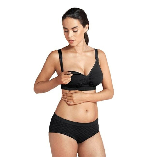 Carriwell Sutiã de Amamentação com Suporte Carri-Gel Preto S 3120 Carriwell Nursing Bra with Carri-Gel Support Black S 3120