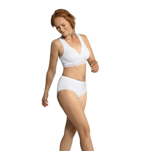 Carriwell Crossover Maternity & Nursing Bra White L 2507