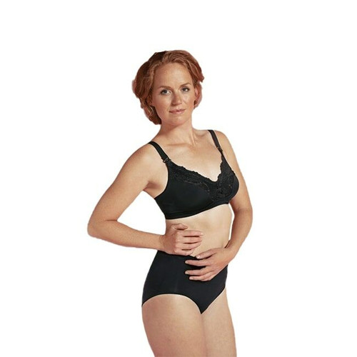 Carriwell Lace Maternity & Nursing Bra Black V 2034