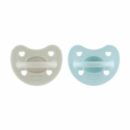 Chicco 2 Chupetas PhysioForma Luxe Cinza/Azul 6-16M Chicco 2 PhysioForma Luxe Soothers Grey/Blue 6-16M