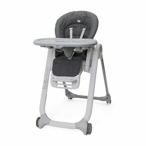 Chicco Polly Progres5 Highchair Grey Melange
