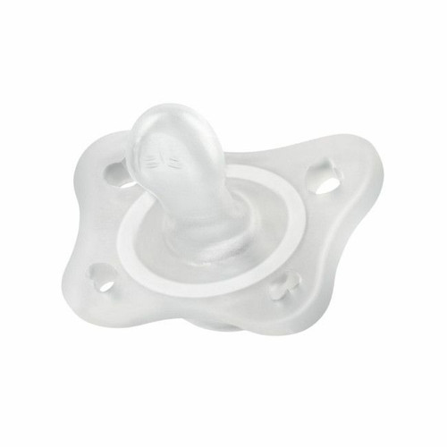 Chicco PhysioForma Mini Soft Silicone Soother Transparent 0-2M