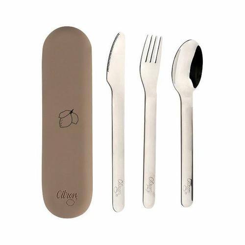 Citron Cutlery Set with Case Lemon 4407377