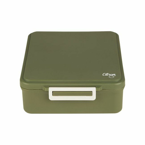 Citron Large Insulated Lunchbox with Dividers Green 4419647